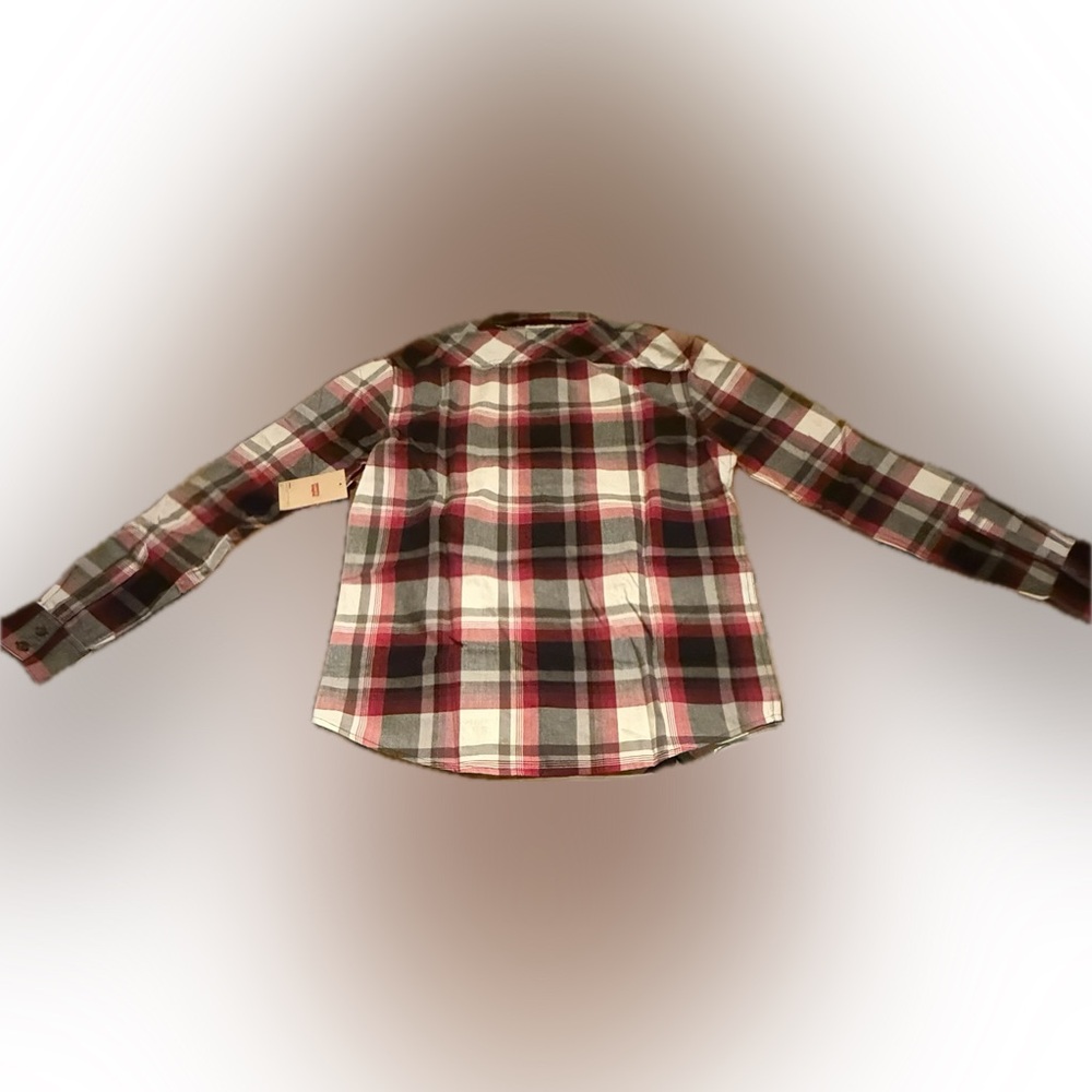 Brand New Levi’s Plaid Medium Men’s - Red, Black, White